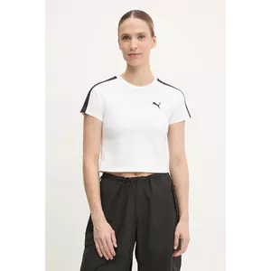 Puma tricou culoarea alb, 629802 imagine