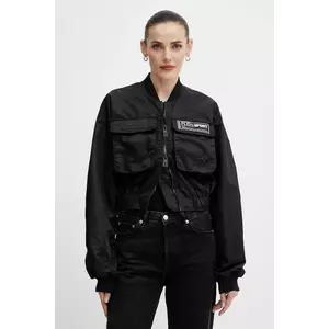 PLEIN SPORT geacă culoarea negru, de tranzitie, SAEC WRB1480 STE003N imagine