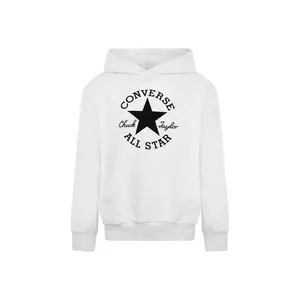 Converse bluză copii culoarea gri, cu glugă, cu imprimeu, 9CH002 imagine