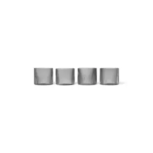 ferm LIVING sticlă 4-pack culoarea gri imagine