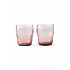Pols Potten sticlă 2-pack culoarea roz imagine