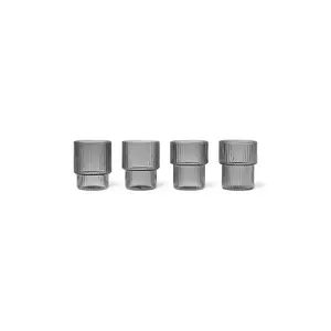 ferm LIVING sticlă 4-pack culoarea gri imagine