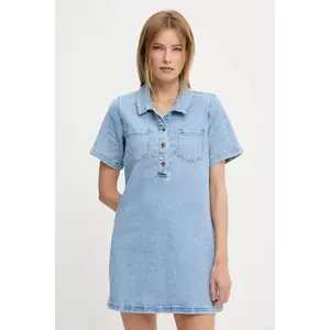 Answear Lab rochie jeans mini, drept imagine