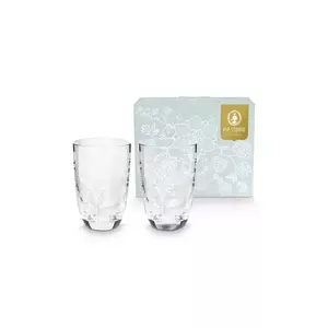 Pip Studio sticlă 400 ml 2-pack culoarea transparent imagine