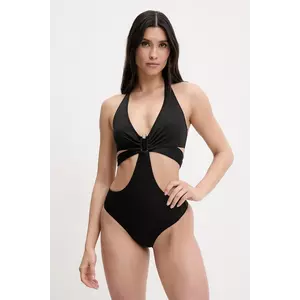 Just Cavalli costum de baie culoarea negru, cupa moale, 78PAYB08 CJLB4 imagine