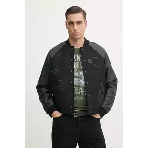 ZADIG&VOLTAIRE geacă bomber culoarea negru, de tranzitie, RMOW01117 imagine