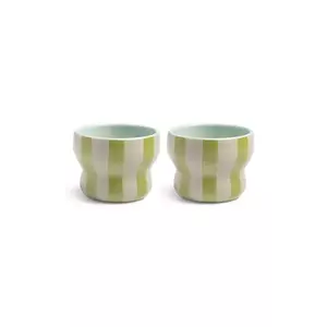 &k amsterdam set căni 200 mk 2-pack culoarea verde imagine