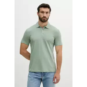 Marc O'Polo polo de bumbac culoarea verde, uni, 536217653018 imagine
