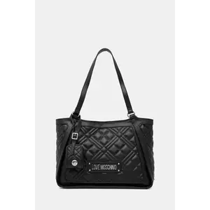 Love Moschino geantă culoarea negru, JC4206PP0MLA000B imagine