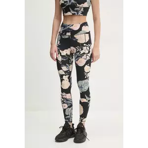 Under Armour leggins de antrenament Meridian culoarea negru, cu imprimeu, 1383603 imagine