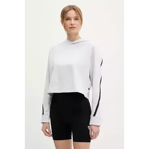 ON running bluză trening Studio culoarea gri, cu glugă, melanj, 1WF12421756 imagine