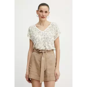 Morgan tricou MZORA culoarea alb, MZORA imagine
