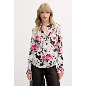 Blugirl Blumarine cămașă de mătase culoarea roz, cu guler clasic, regular, RA5171.T2949 imagine