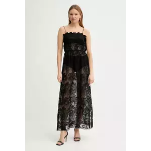 Ermanno Scervino rochie culoarea negru, maxi, drept, D464Q623IBQ imagine