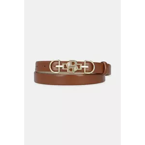 BOSS curea de piele culoarea maro, 50548623 imagine