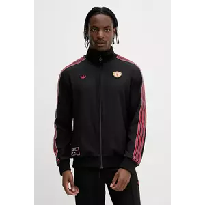 adidas Originals bluză MUFC ICON TT culoarea negru, cu imprimeu, JF0358 imagine