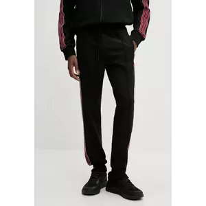 adidas Originals pantaloni de trening MUFC ICON TP culoarea negru, cu imprimeu, JF0359 imagine
