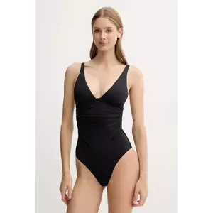 United Colors of Benetton costum de baie dintr-o bucată culoarea negru, cupa moale, 3P5H5I01J imagine