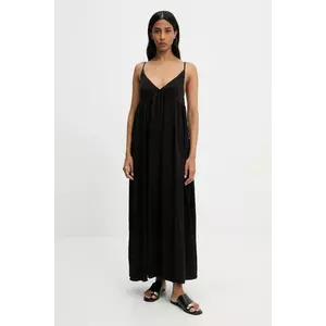 Answear Lab rochie culoarea negru, maxi, drept imagine