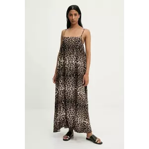 Answear Lab rochie culoarea maro, maxi, evazati imagine