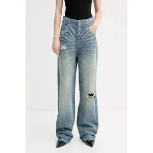 MM6 Maison Margiela jeans femei high waist, S52LA0241.M30016 imagine