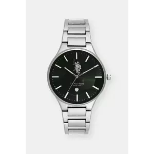 U.S. Polo Assn. ceas JORDAN culoarea argintiu, USP7182GR imagine