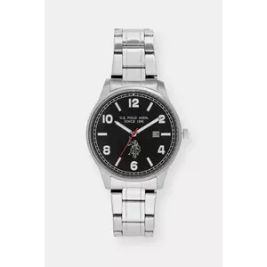 U.S. Polo Assn. ceas JACOB culoarea argintiu, USP7196BK imagine