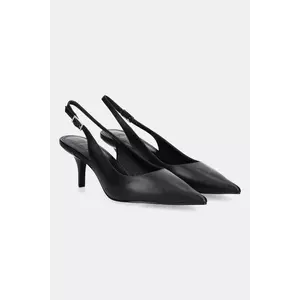 Answear Lab stilettos de piele culoarea negru imagine