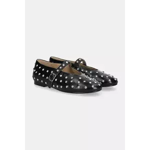 Answear Lab balerini de piele culoarea negru imagine
