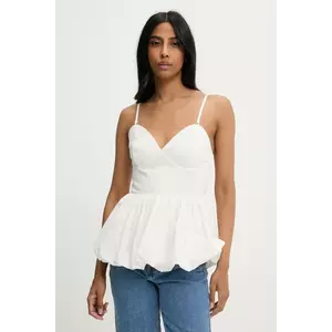 Answear Lab bluza culoarea alb, neted imagine