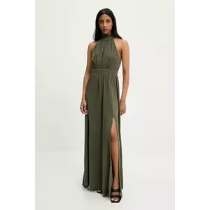 Answear Lab rochie culoarea verde, maxi, evazati imagine