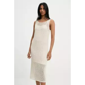 Answear Lab rochie culoarea bej, mini, mulata imagine