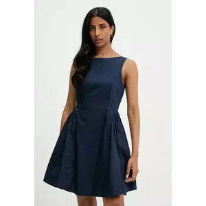 Answear Lab rochie culoarea albastru marin, mini, evazati imagine