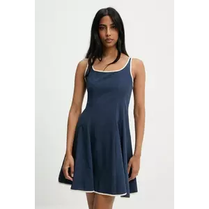 Answear Lab rochie culoarea albastru marin, mini, evazati imagine