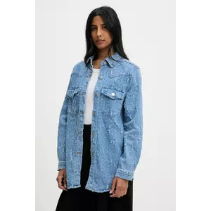 Answear Lab camasa jeans cu guler clasic, regular imagine