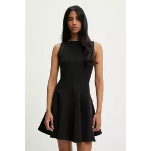 Answear Lab rochie culoarea negru, mini, evazati imagine