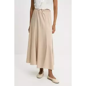 Answear Lab fusta culoarea bej, maxi, evazati imagine