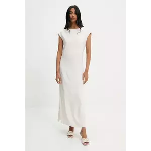 Answear Lab rochie culoarea bej, maxi, mulata imagine