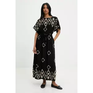 Answear Lab rochie culoarea negru, maxi, evazati imagine