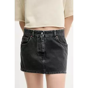 MM6 Maison Margiela fustă culoarea negru, mini, creion, S52MC0010 imagine
