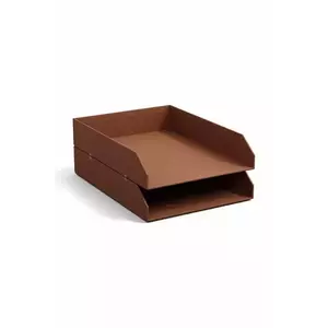 Bigso Box of Sweden organizer pentru documente 2-pack culoarea maro imagine