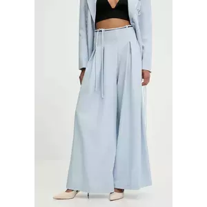 Answear Lab pantaloni lat, high waist imagine