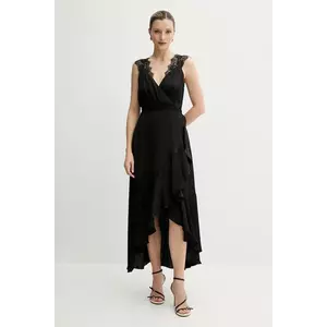 Morgan rochie RORLA culoarea negru, maxi, evazati, RORLA imagine