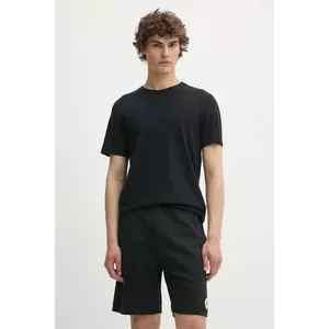 Superdry tricou din bumbac culoarea negru, neted, M1012226A-12A imagine