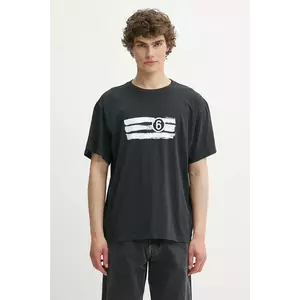 MM6 Maison Margiela tricou din bumbac culoarea negru, cu imprimeu, SH2GC0023 imagine