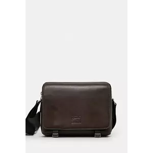 Paul Smith borsetă de piele culoarea maro, M1A-8083-PSOFTL imagine