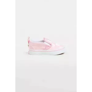 Vans teniși copii Slip-On V culoarea roz, VN000D0TY3K1 imagine
