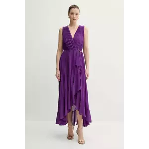 Morgan rochie ROSYTA culoarea violet, maxi, evazati, ROSYTA imagine