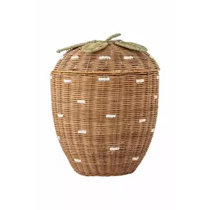 Bloomingville coș de depozitare 30 x 40 cm culoarea maro imagine