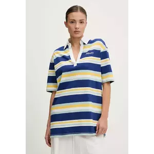 Napapijri tricou polo E-Ete culoarea bleumain, NP0A4ILKSA81 imagine